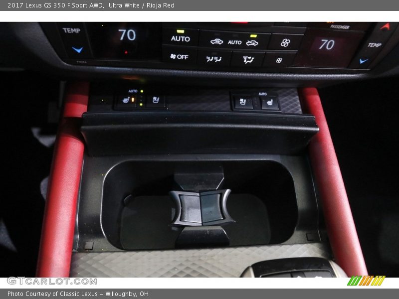 Ultra White / Rioja Red 2017 Lexus GS 350 F Sport AWD