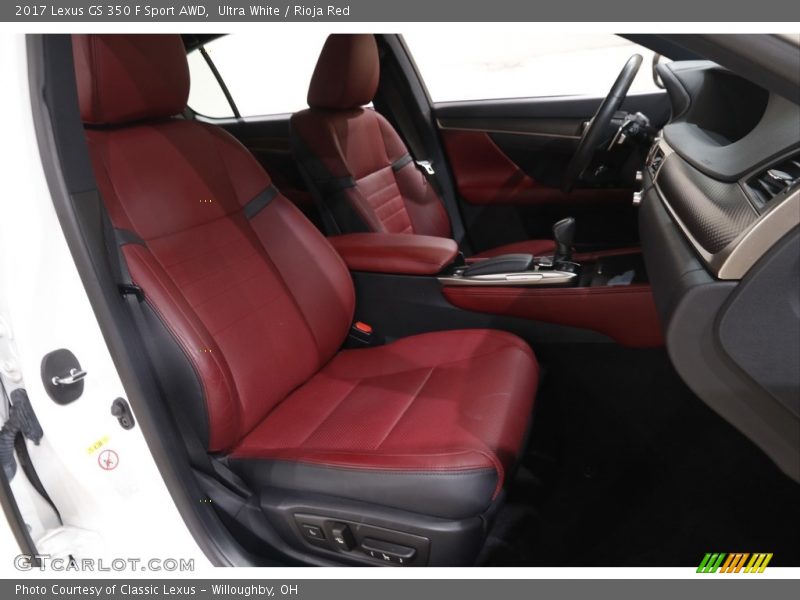 Ultra White / Rioja Red 2017 Lexus GS 350 F Sport AWD