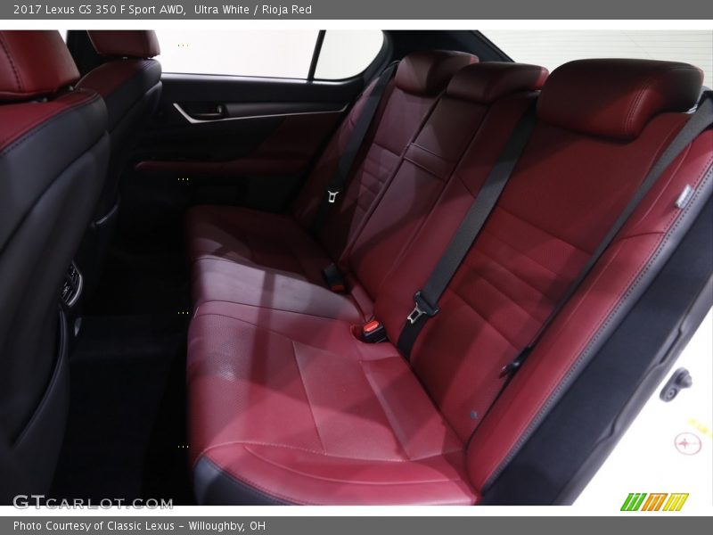 Ultra White / Rioja Red 2017 Lexus GS 350 F Sport AWD