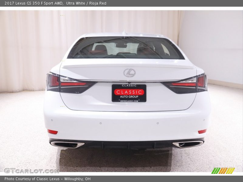 Ultra White / Rioja Red 2017 Lexus GS 350 F Sport AWD