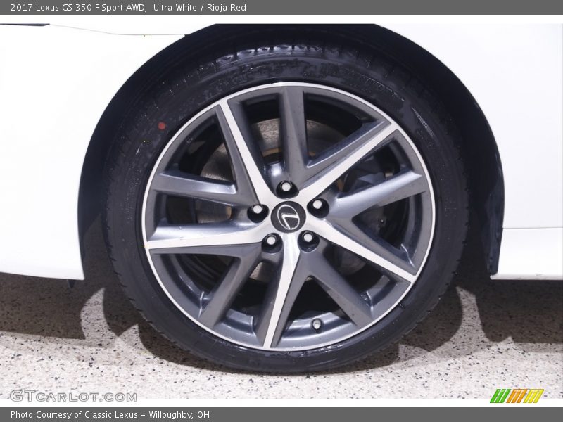 Ultra White / Rioja Red 2017 Lexus GS 350 F Sport AWD