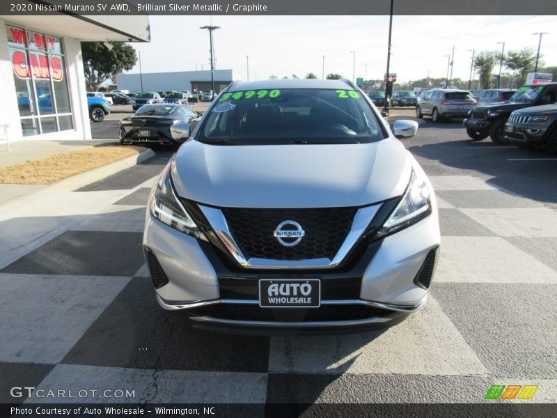 Brilliant Silver Metallic / Graphite 2020 Nissan Murano SV AWD