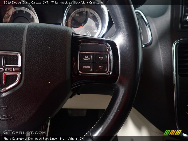 White Knuckle / Black/Light Graystone 2019 Dodge Grand Caravan SXT