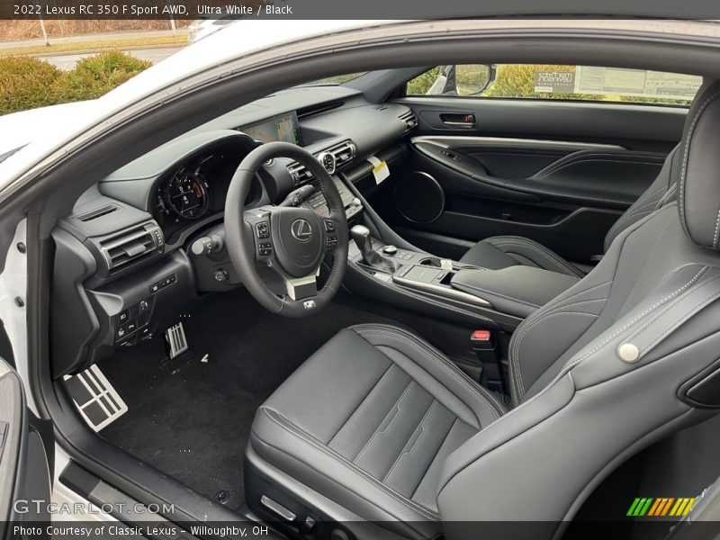  2022 RC 350 F Sport AWD Black Interior