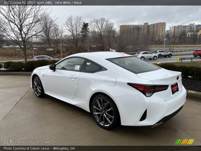 Ultra White / Black 2022 Lexus RC 350 F Sport AWD