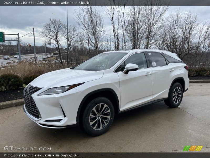 Eminent White Pearl / Black 2022 Lexus RX 350L AWD