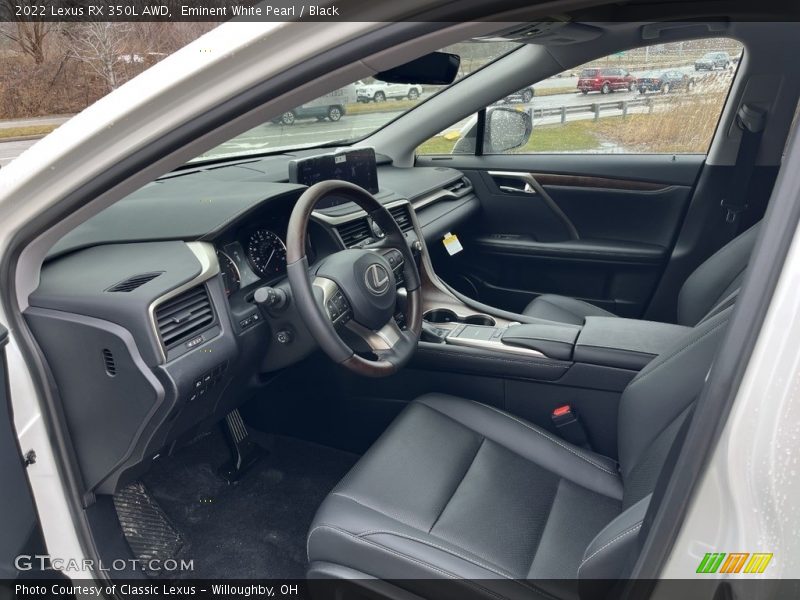 Eminent White Pearl / Black 2022 Lexus RX 350L AWD