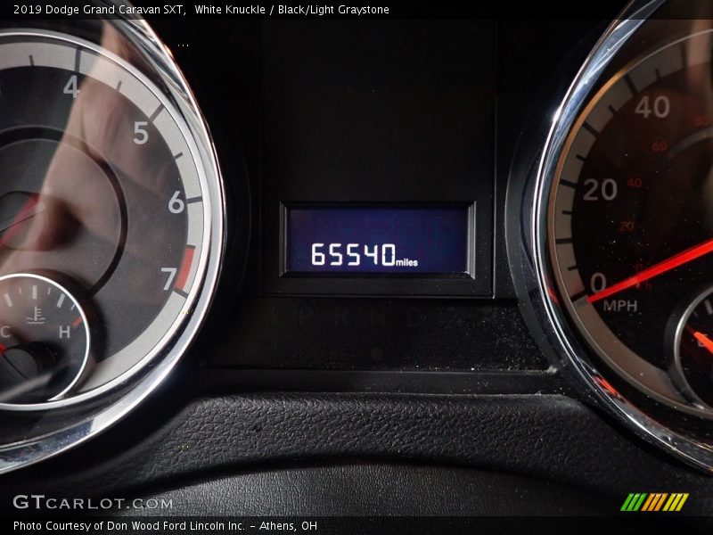 White Knuckle / Black/Light Graystone 2019 Dodge Grand Caravan SXT