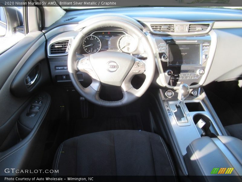 Brilliant Silver Metallic / Graphite 2020 Nissan Murano SV AWD