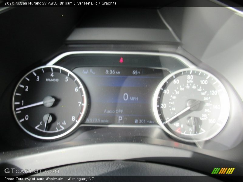 Brilliant Silver Metallic / Graphite 2020 Nissan Murano SV AWD