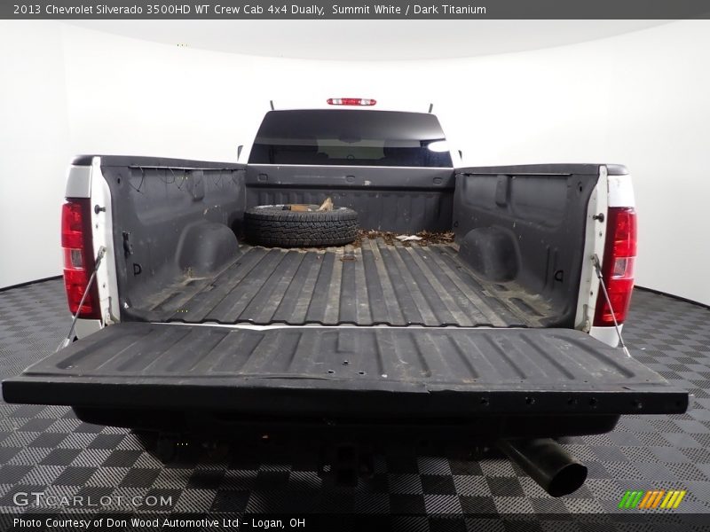 Summit White / Dark Titanium 2013 Chevrolet Silverado 3500HD WT Crew Cab 4x4 Dually