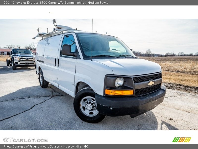 Summit White / Medium Pewter 2014 Chevrolet Express 2500 Cargo WT