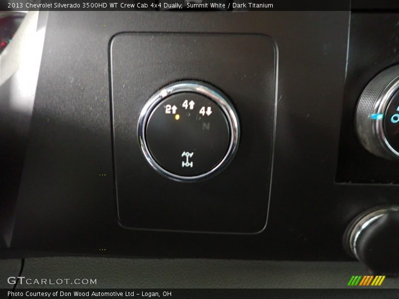 Summit White / Dark Titanium 2013 Chevrolet Silverado 3500HD WT Crew Cab 4x4 Dually