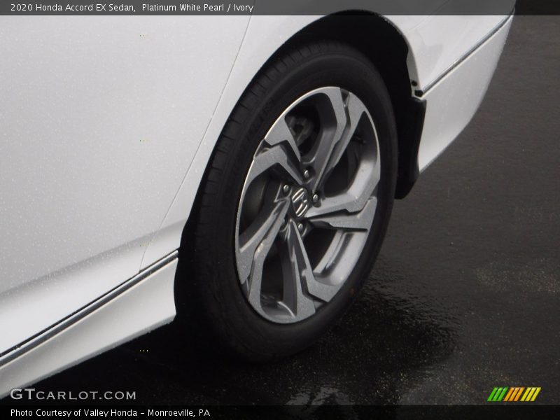 Platinum White Pearl / Ivory 2020 Honda Accord EX Sedan
