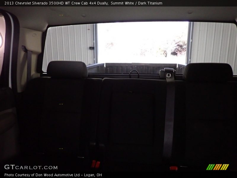 Summit White / Dark Titanium 2013 Chevrolet Silverado 3500HD WT Crew Cab 4x4 Dually