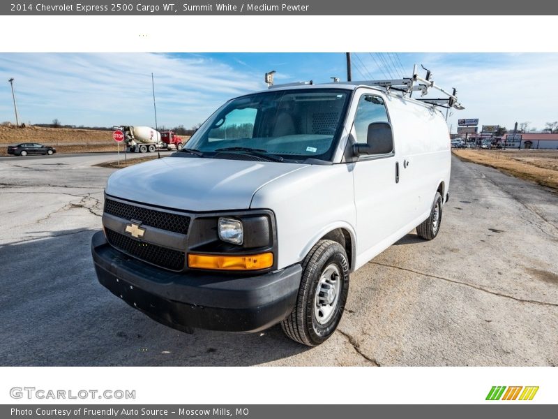 Summit White / Medium Pewter 2014 Chevrolet Express 2500 Cargo WT
