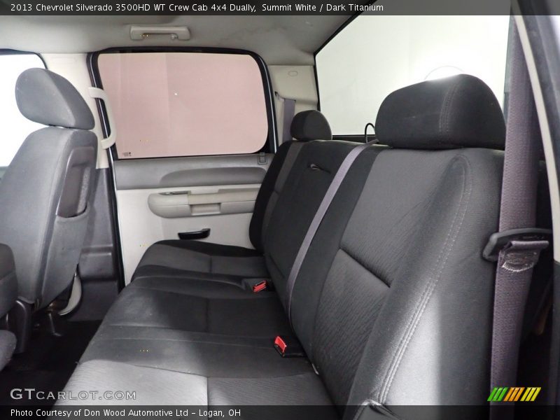 Summit White / Dark Titanium 2013 Chevrolet Silverado 3500HD WT Crew Cab 4x4 Dually