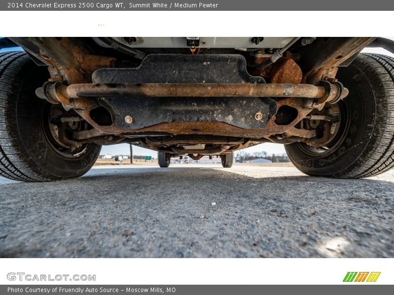 Summit White / Medium Pewter 2014 Chevrolet Express 2500 Cargo WT
