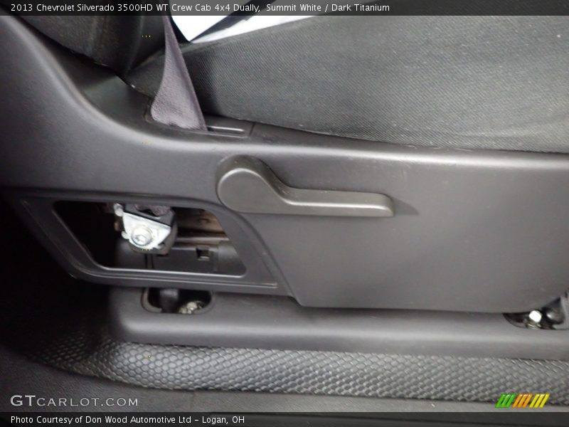 Summit White / Dark Titanium 2013 Chevrolet Silverado 3500HD WT Crew Cab 4x4 Dually