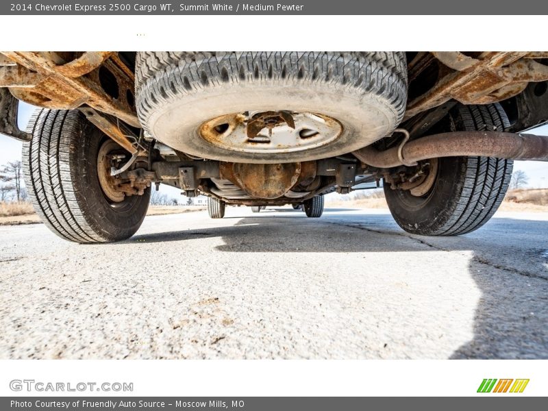 Summit White / Medium Pewter 2014 Chevrolet Express 2500 Cargo WT