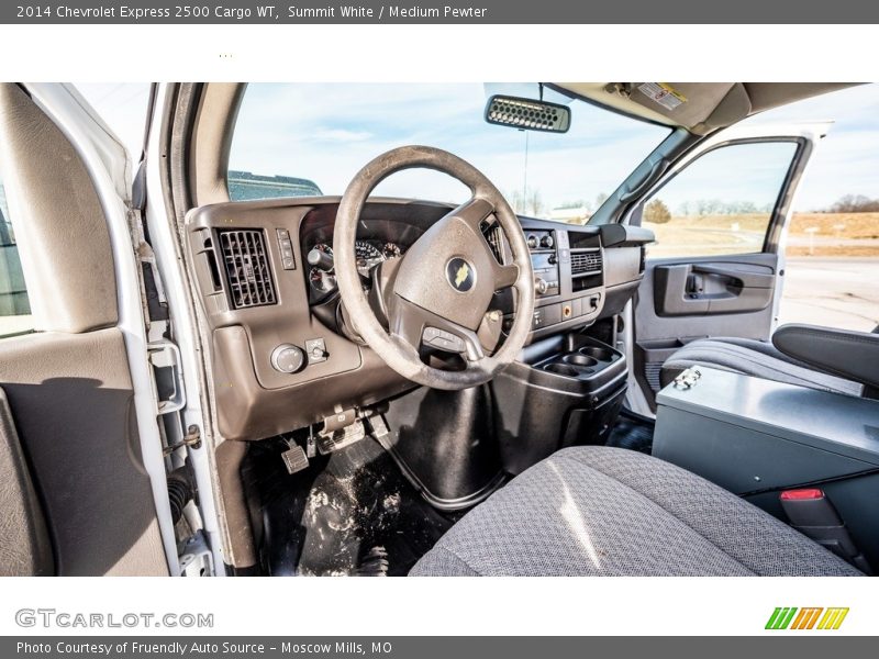 Summit White / Medium Pewter 2014 Chevrolet Express 2500 Cargo WT