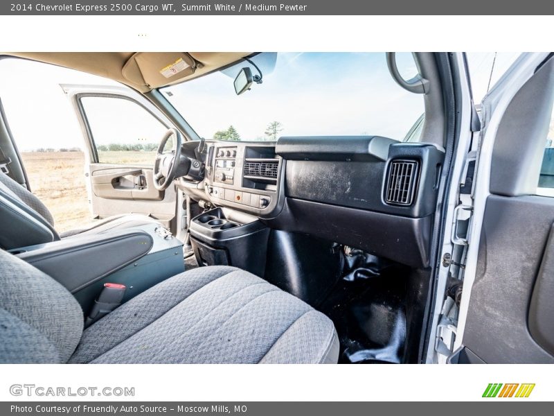 Summit White / Medium Pewter 2014 Chevrolet Express 2500 Cargo WT