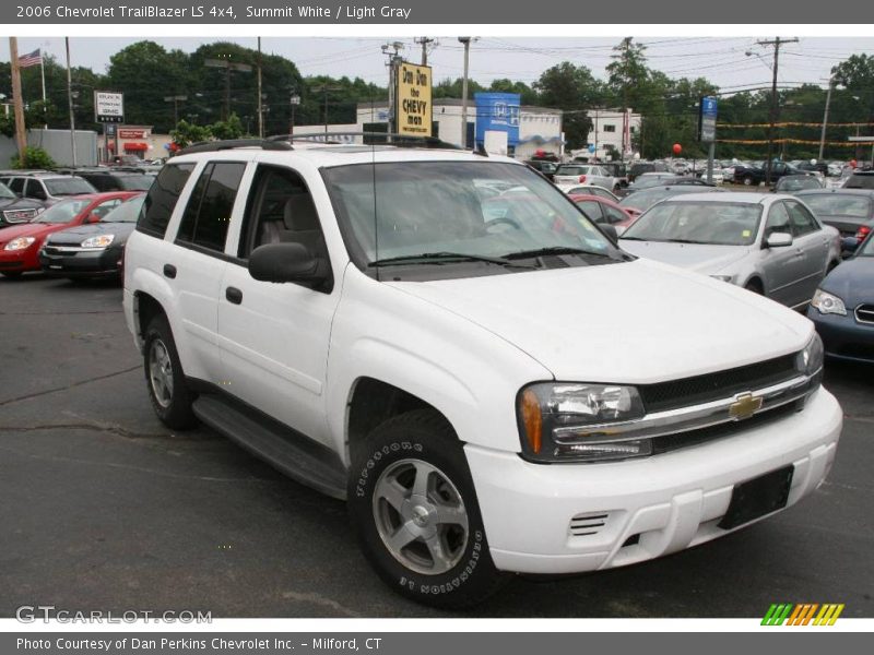 Summit White / Light Gray 2006 Chevrolet TrailBlazer LS 4x4