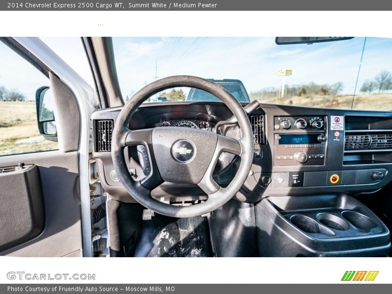 Summit White / Medium Pewter 2014 Chevrolet Express 2500 Cargo WT