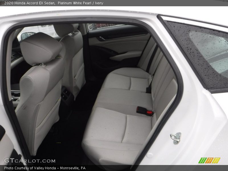 Platinum White Pearl / Ivory 2020 Honda Accord EX Sedan