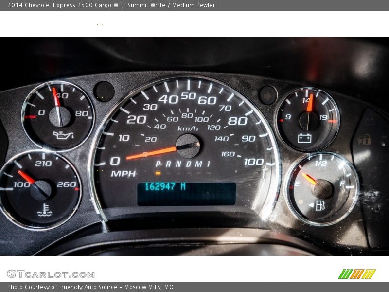 Summit White / Medium Pewter 2014 Chevrolet Express 2500 Cargo WT
