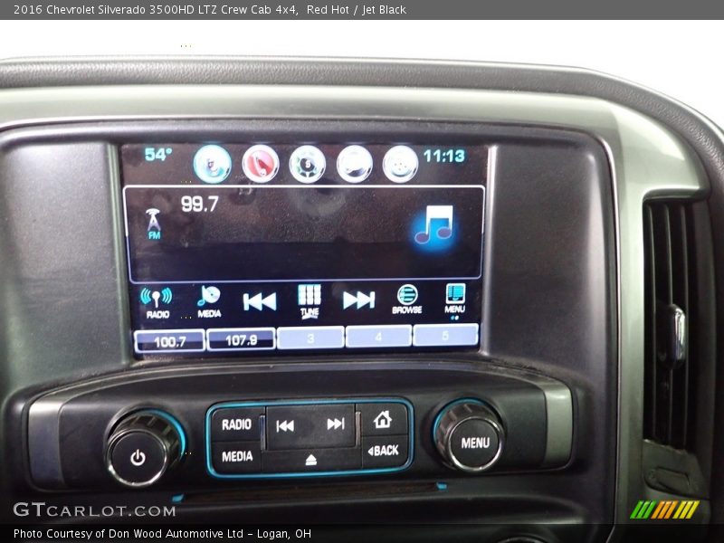 Red Hot / Jet Black 2016 Chevrolet Silverado 3500HD LTZ Crew Cab 4x4