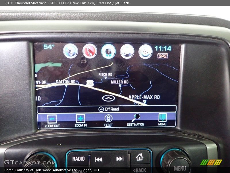 Red Hot / Jet Black 2016 Chevrolet Silverado 3500HD LTZ Crew Cab 4x4
