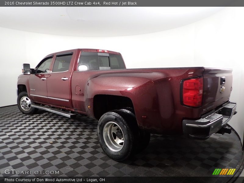 Red Hot / Jet Black 2016 Chevrolet Silverado 3500HD LTZ Crew Cab 4x4