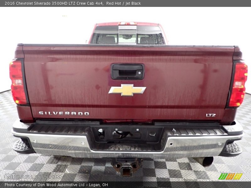 Red Hot / Jet Black 2016 Chevrolet Silverado 3500HD LTZ Crew Cab 4x4