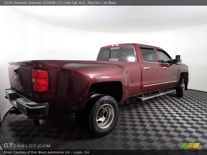 Red Hot / Jet Black 2016 Chevrolet Silverado 3500HD LTZ Crew Cab 4x4
