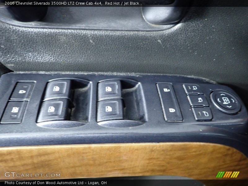 Red Hot / Jet Black 2016 Chevrolet Silverado 3500HD LTZ Crew Cab 4x4