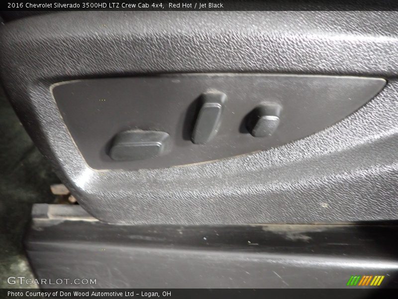 Red Hot / Jet Black 2016 Chevrolet Silverado 3500HD LTZ Crew Cab 4x4