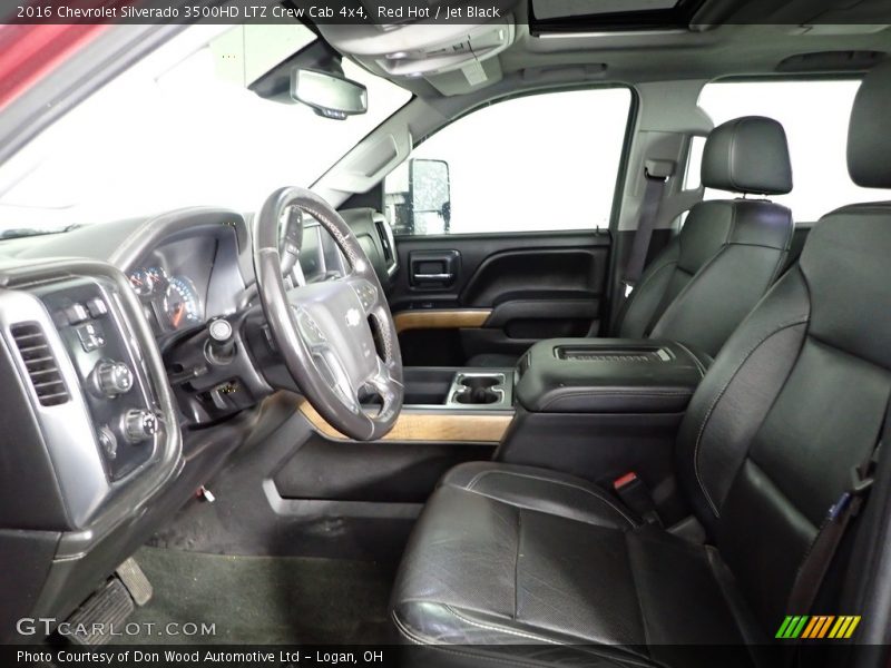 Red Hot / Jet Black 2016 Chevrolet Silverado 3500HD LTZ Crew Cab 4x4