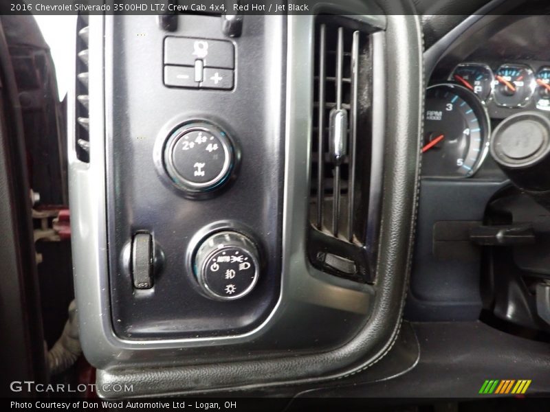 Red Hot / Jet Black 2016 Chevrolet Silverado 3500HD LTZ Crew Cab 4x4