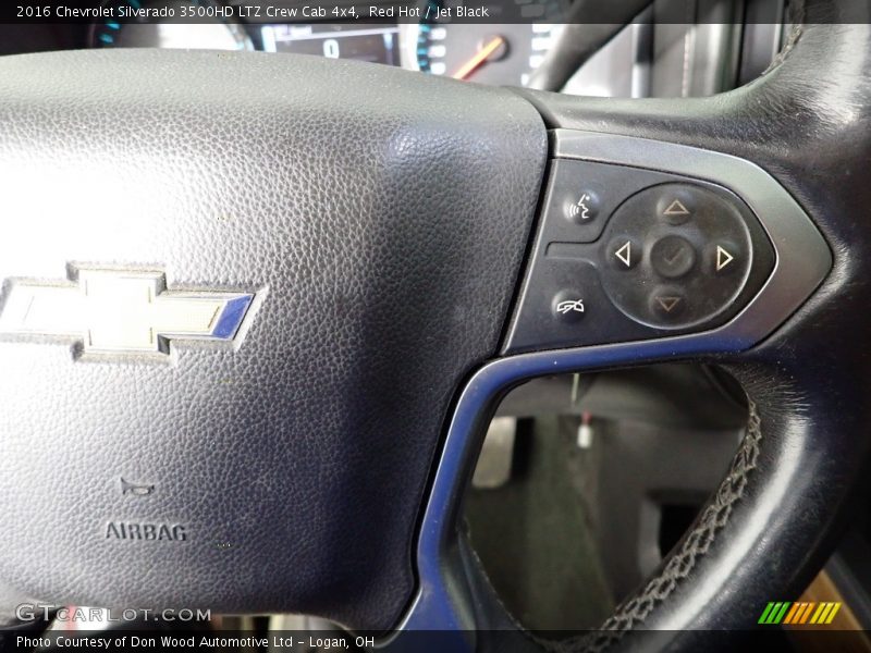Red Hot / Jet Black 2016 Chevrolet Silverado 3500HD LTZ Crew Cab 4x4