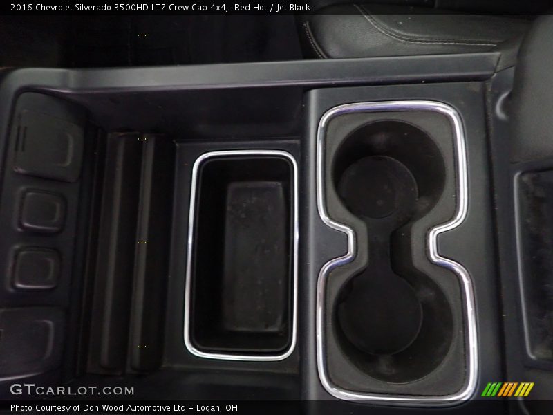 Red Hot / Jet Black 2016 Chevrolet Silverado 3500HD LTZ Crew Cab 4x4