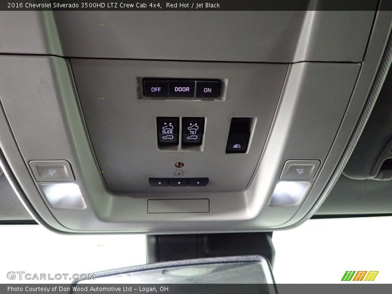 Red Hot / Jet Black 2016 Chevrolet Silverado 3500HD LTZ Crew Cab 4x4