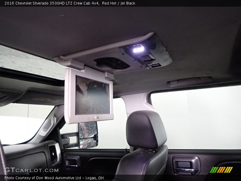 Red Hot / Jet Black 2016 Chevrolet Silverado 3500HD LTZ Crew Cab 4x4