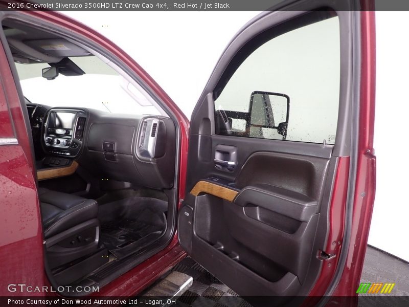 Red Hot / Jet Black 2016 Chevrolet Silverado 3500HD LTZ Crew Cab 4x4