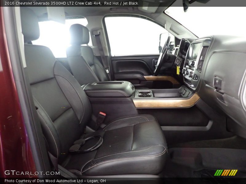 Red Hot / Jet Black 2016 Chevrolet Silverado 3500HD LTZ Crew Cab 4x4