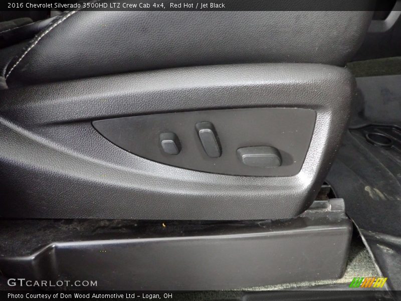 Red Hot / Jet Black 2016 Chevrolet Silverado 3500HD LTZ Crew Cab 4x4