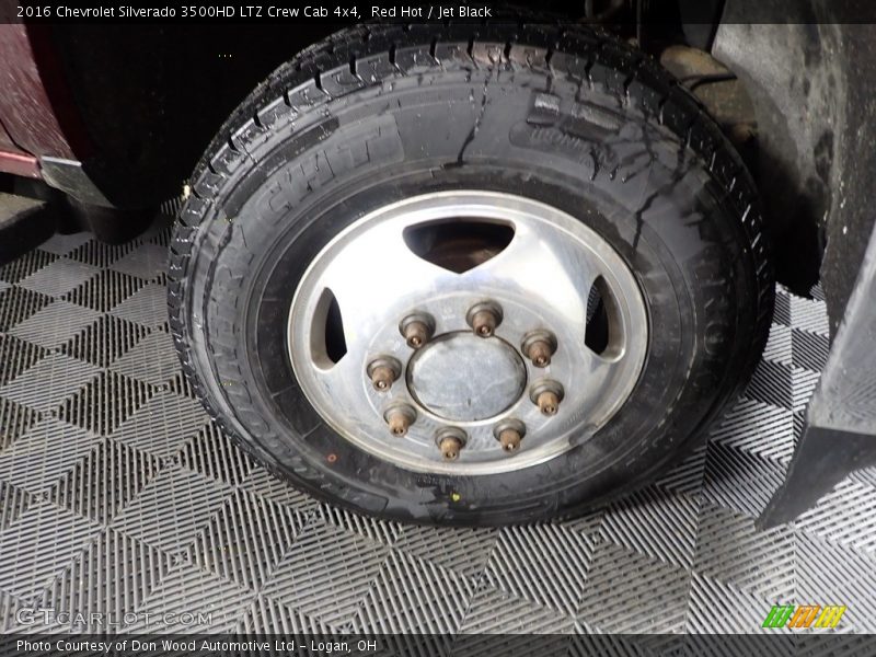 Red Hot / Jet Black 2016 Chevrolet Silverado 3500HD LTZ Crew Cab 4x4