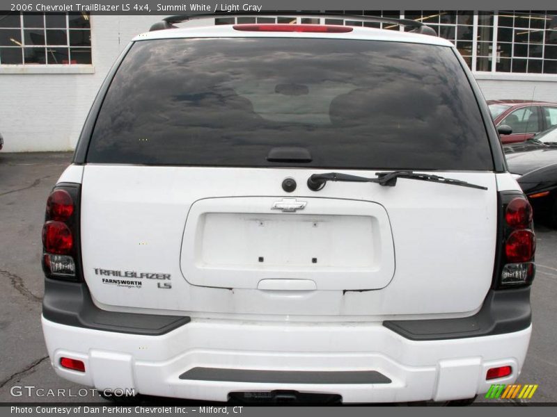 Summit White / Light Gray 2006 Chevrolet TrailBlazer LS 4x4