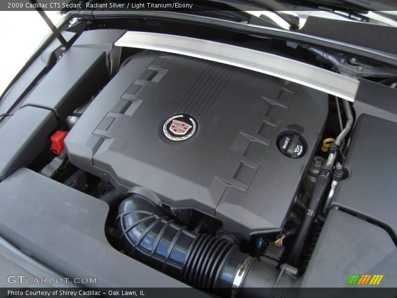 Radiant Silver / Light Titanium/Ebony 2009 Cadillac CTS Sedan