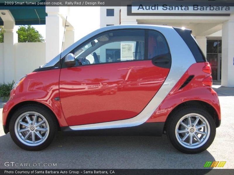 Rally Red / Design Red 2009 Smart fortwo passion coupe